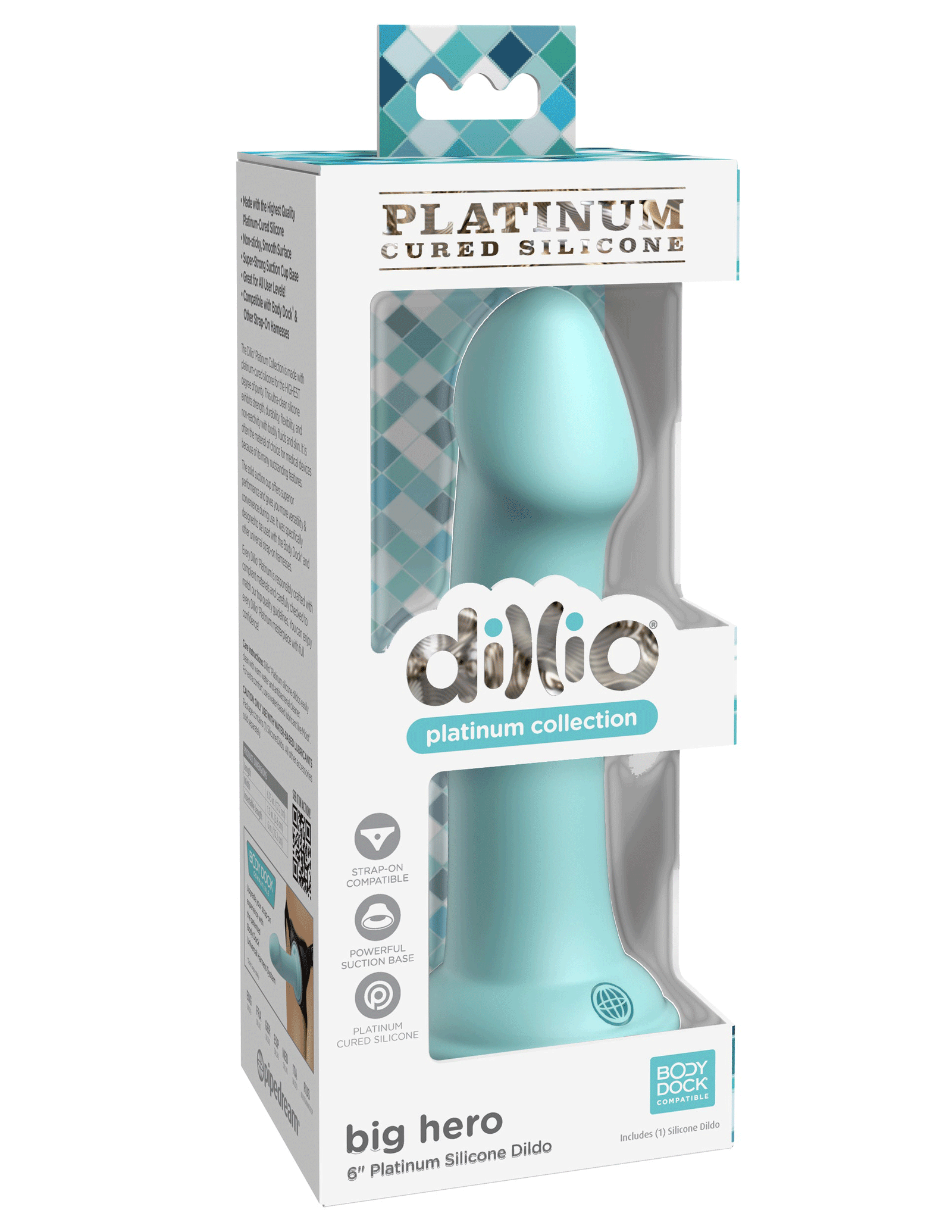 Dillio Platinum - Big Hero 6 Inch Dildo