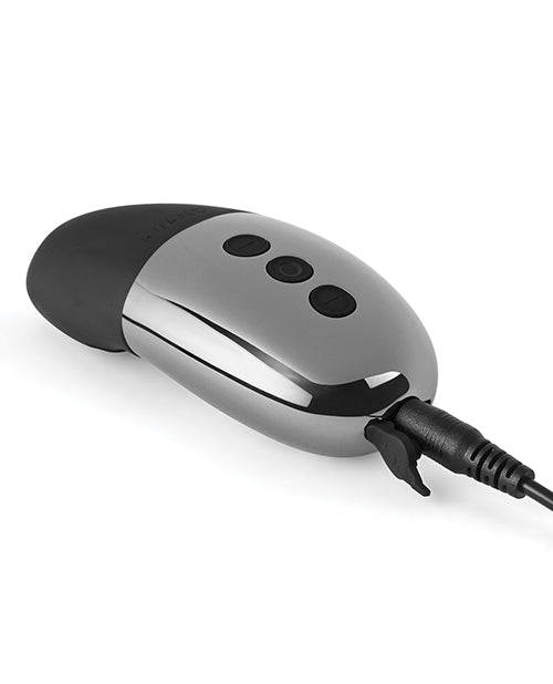 Le Wand Chrome Point Rumbly Motor Contoured Layon Rechargeable Clit Vibrator