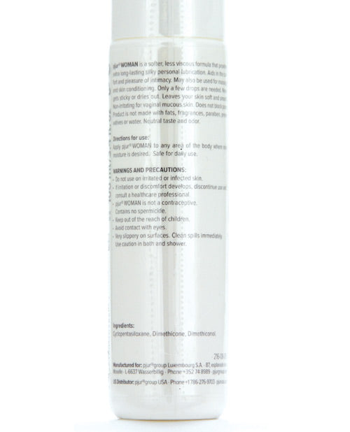 Pjur Woman Silicone Personal Lubricant 3.4 oz