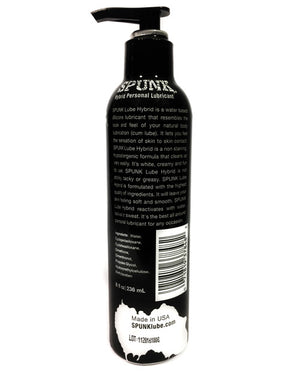 SPUNK Lube Hybrid – Cum-Like Hybrid Lube 2 oz - 16 oz