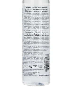 Fuck Water Long Lasting Silicone Lubricant 2 oz - 16 oz Bottles
