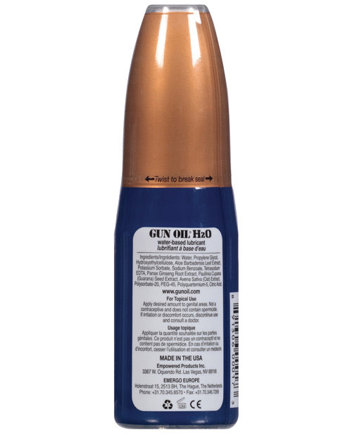 Gun Oil H2O – Long-Lasting Water-Based Lube 2 oz - 8 oz