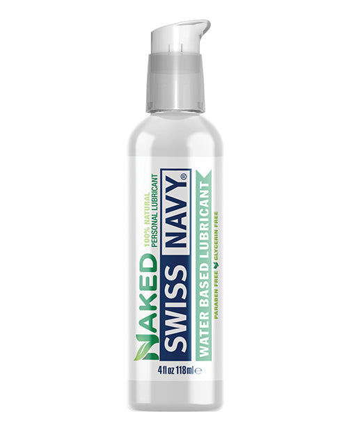 Swiss Navy Naked All Natural Hypoallergenic Lubricant 1 oz - 4 oz