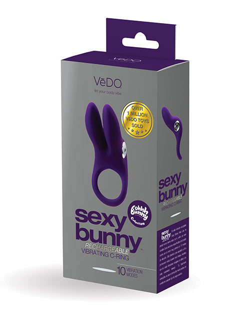 Vedo Sexy Bunny Vibrating Cock Rechargeable Ring