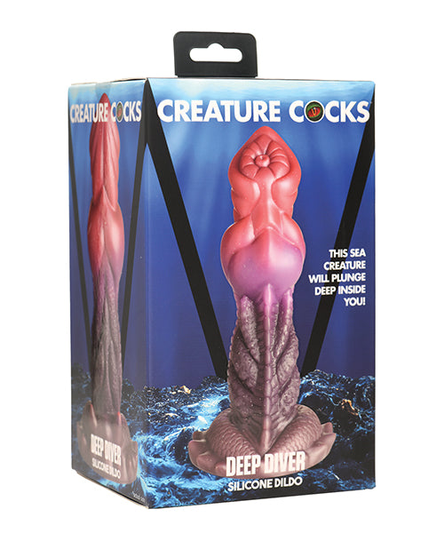 Creature Cocks Deep Diver 7.5 Inch Silicone Dildo
