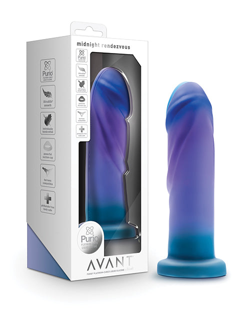 Blush Avant Midnight Rendezvous 7.5 Inch Silicone Dildo