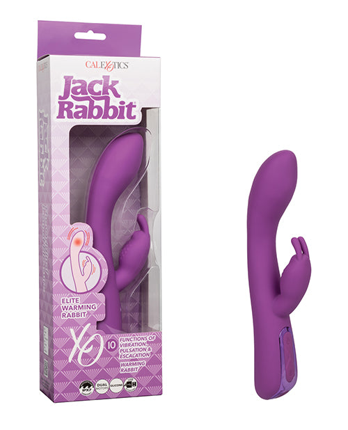 Jack Rabbit Elite Warming Rabbit Vibrator - Purple