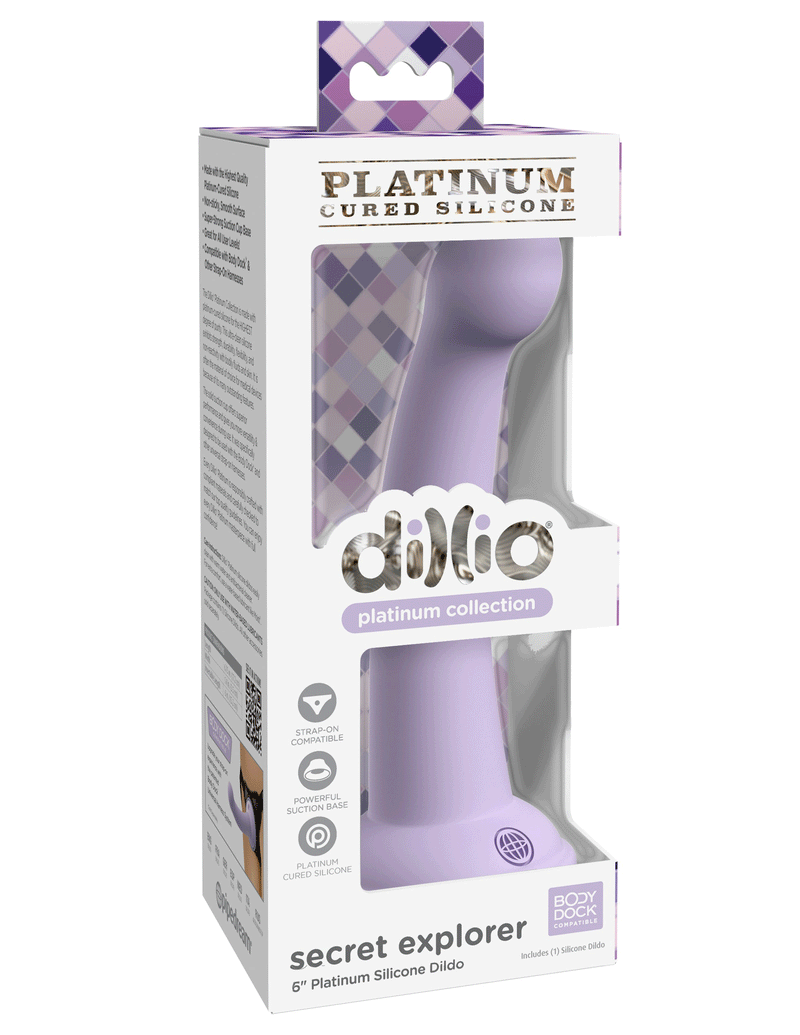 Dillio Platinum - Secret Explorer 6.75 Inch Dildo