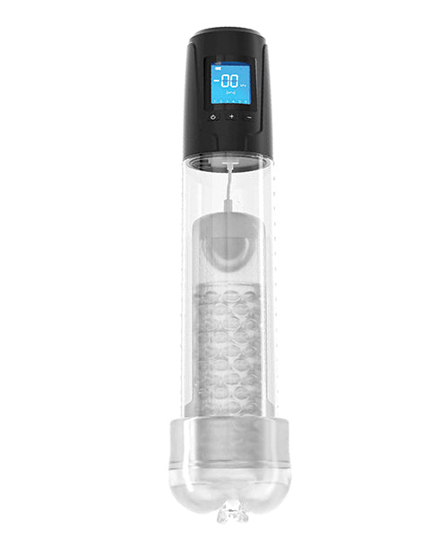 Calvin Vibrating Masturbator Pump - White
