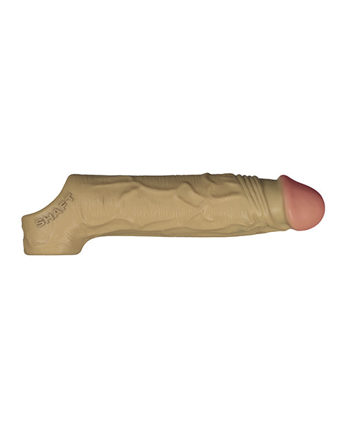 Shaft Flexskin Liquid Silicone 8 Inch Vibrating Penis Sleeve