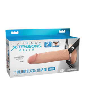 Fantasy X-Tensions Elite 7 Inch Silicone Hollow Strap-on