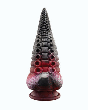 Lava Tentacle Shape 8.5 Inch Suction Cup Dildo - Multi Color