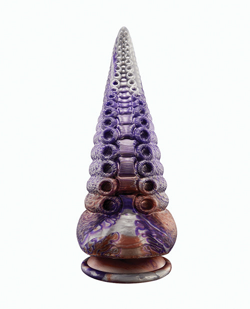 Tyrian Tentacle Shape 8.5 x 10.5 Inch Suction Cup Dildo - Multi Color