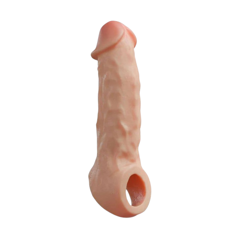 Performance Plus Intrepid - 9 Inch Realistic Penis Extender Sleeve - Sensa Feel® Dual Density Technology with Purio® Liquid Silicone