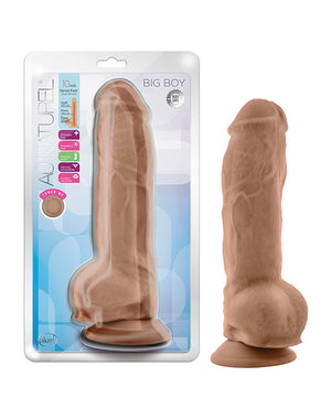 Blush Au Natural 10 Inch Big Boy Realistic Dildo w/Balls - Tan