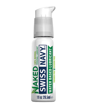 Swiss Navy Naked All Natural Hypoallergenic Lubricant 1 oz - 4 oz