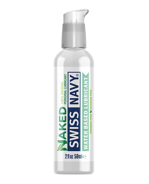 Swiss Navy Naked All Natural Hypoallergenic Lubricant 1 oz - 4 oz