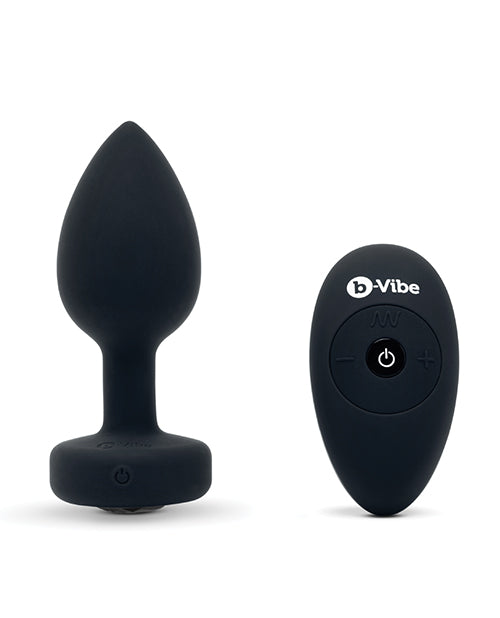 B-vibe Remote Control Vibrating Jeweled Butt Plugs