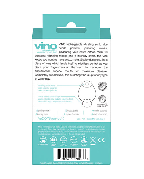 Vedo Vino Rechargeable Sonic Vibe - The Happy Wife Vedo Vino Rechargeable Sonic Vibe - The Happy Wife