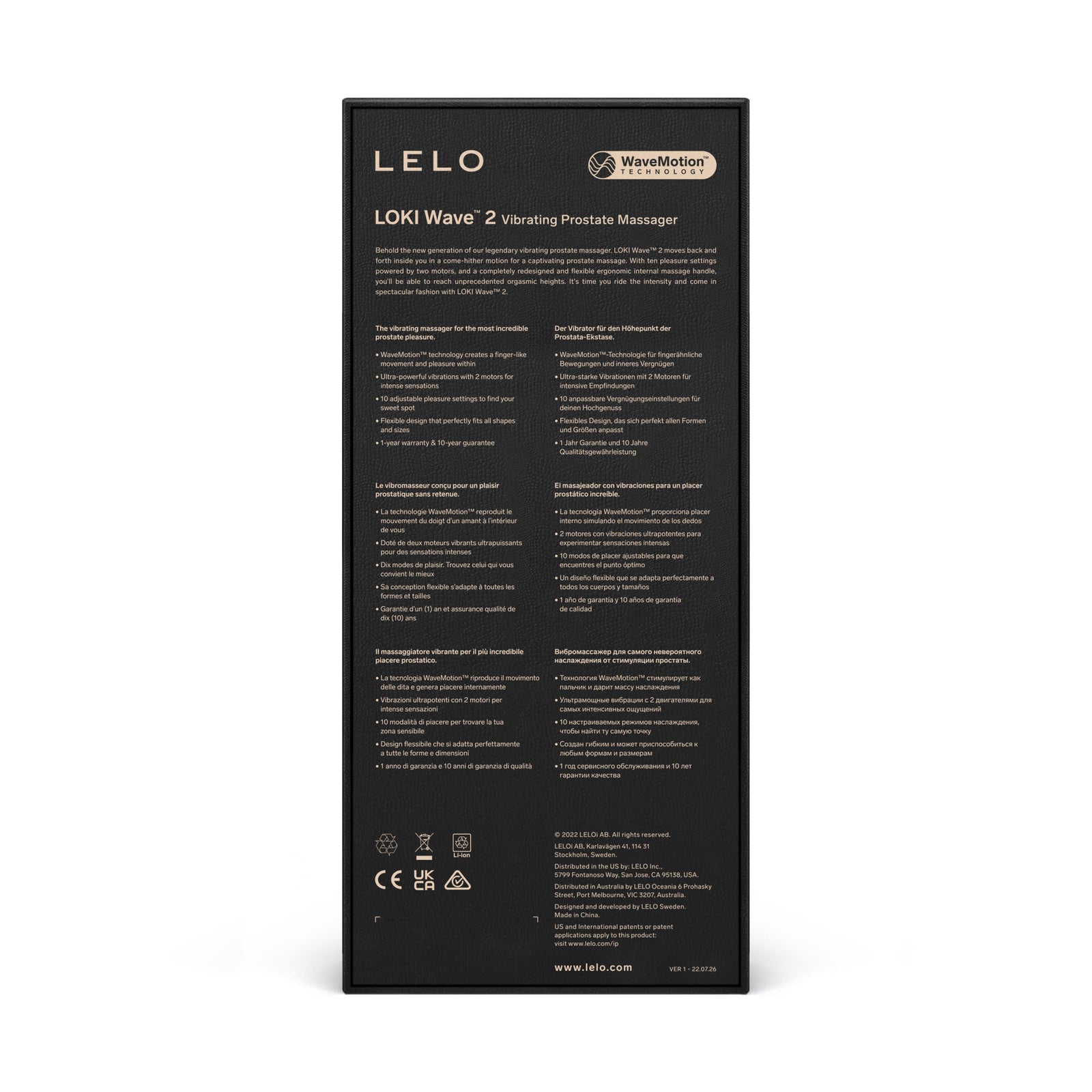 Lelo Loki Wave 2 Rabbit Vibrator