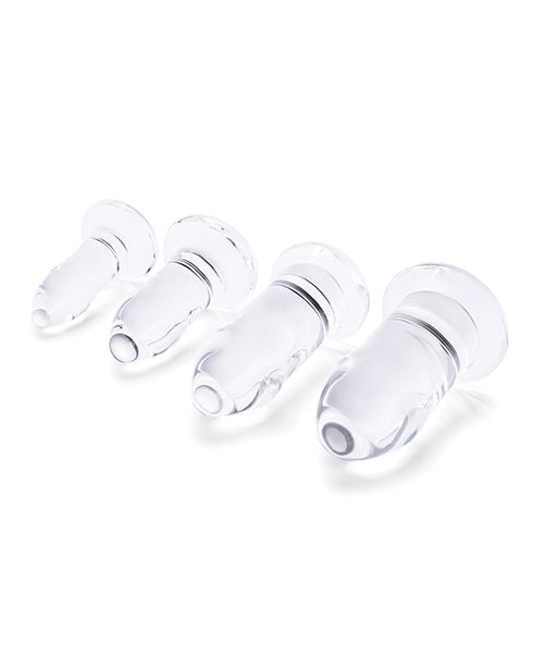 B-vibe Glass Anal Dilator 4 Pc Training Set