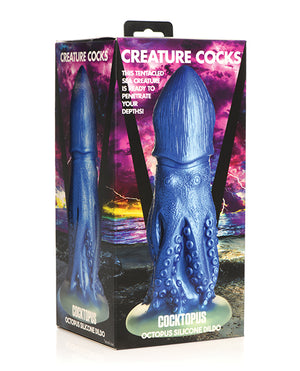 Creature Cocks Fantasy Cocktopus Octopus 8.4 × 2.7 Inch Girthy  Silicone Dildo