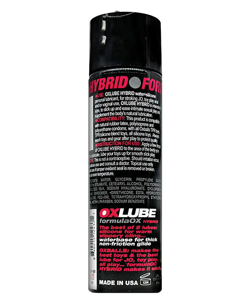 Ox Balls Oxlube Formula-ox Hybrid Silicone/Water 4 oz - 8.5 oz