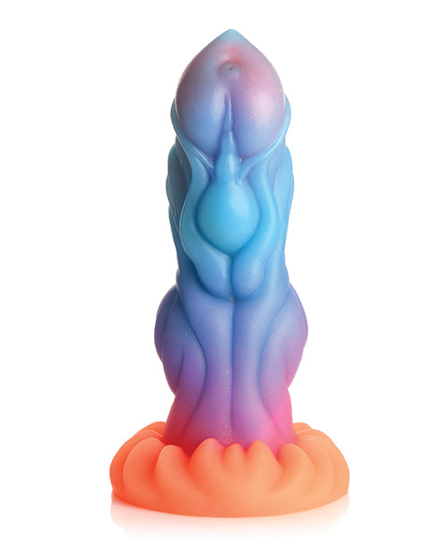 Creature Cocks 8 x 8 Inch Alien Invader Alien Glow-in-the-dark Silicone Dildo