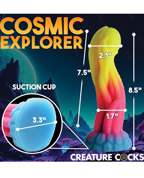 Creature Cocks Tenta-Glow-in-the-Dark 8.5 Inch Silicone Dildo