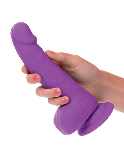 Silicone Studs Neon 8 Inch Dildo