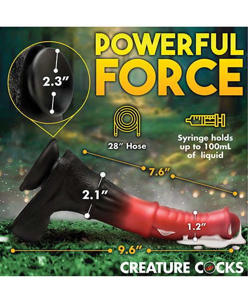 Creature Cocks Centaur Explosion 9.5 Inch Squirting Silicone Dildo