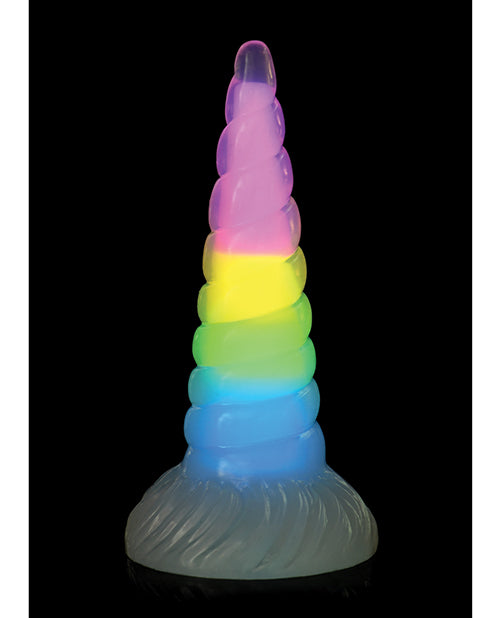Creature Cocks Uni Glow in the Dark 8 Inch Silicone Dildo