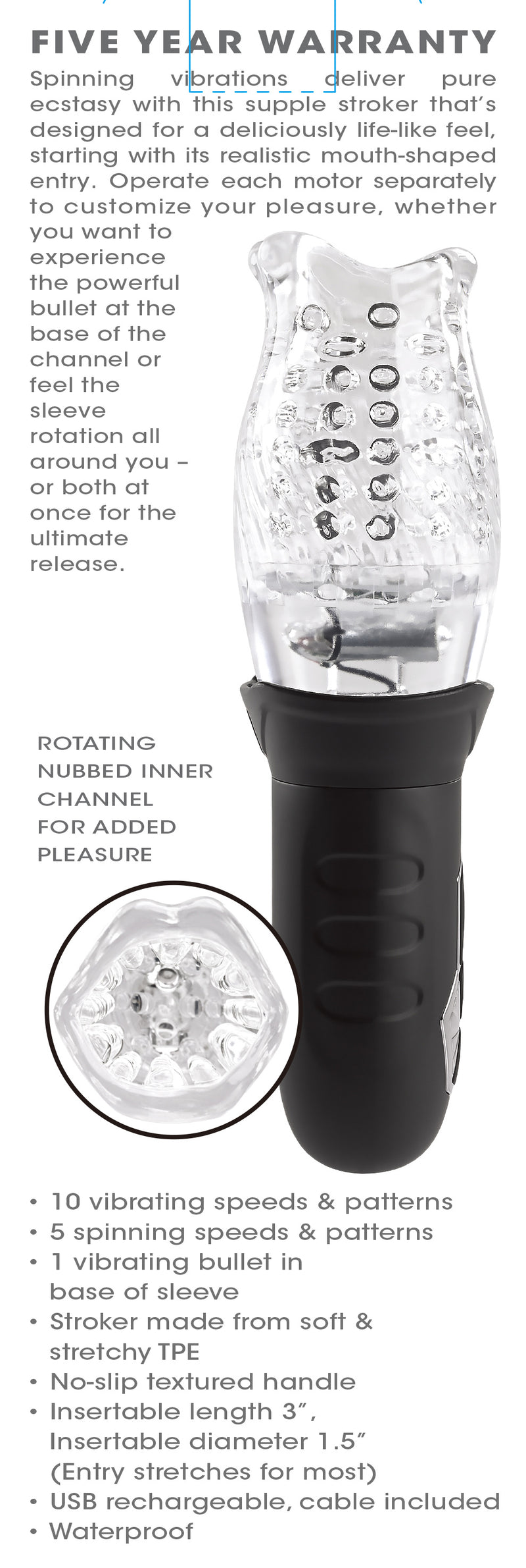 Cyclone Spinning Automatic Masturbator