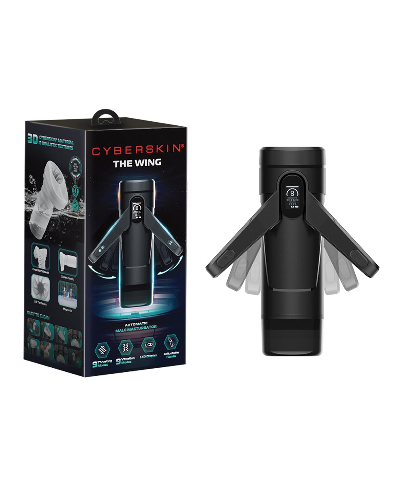 Cyberskin - The Wing Thrusting & Vibrating Masturbator