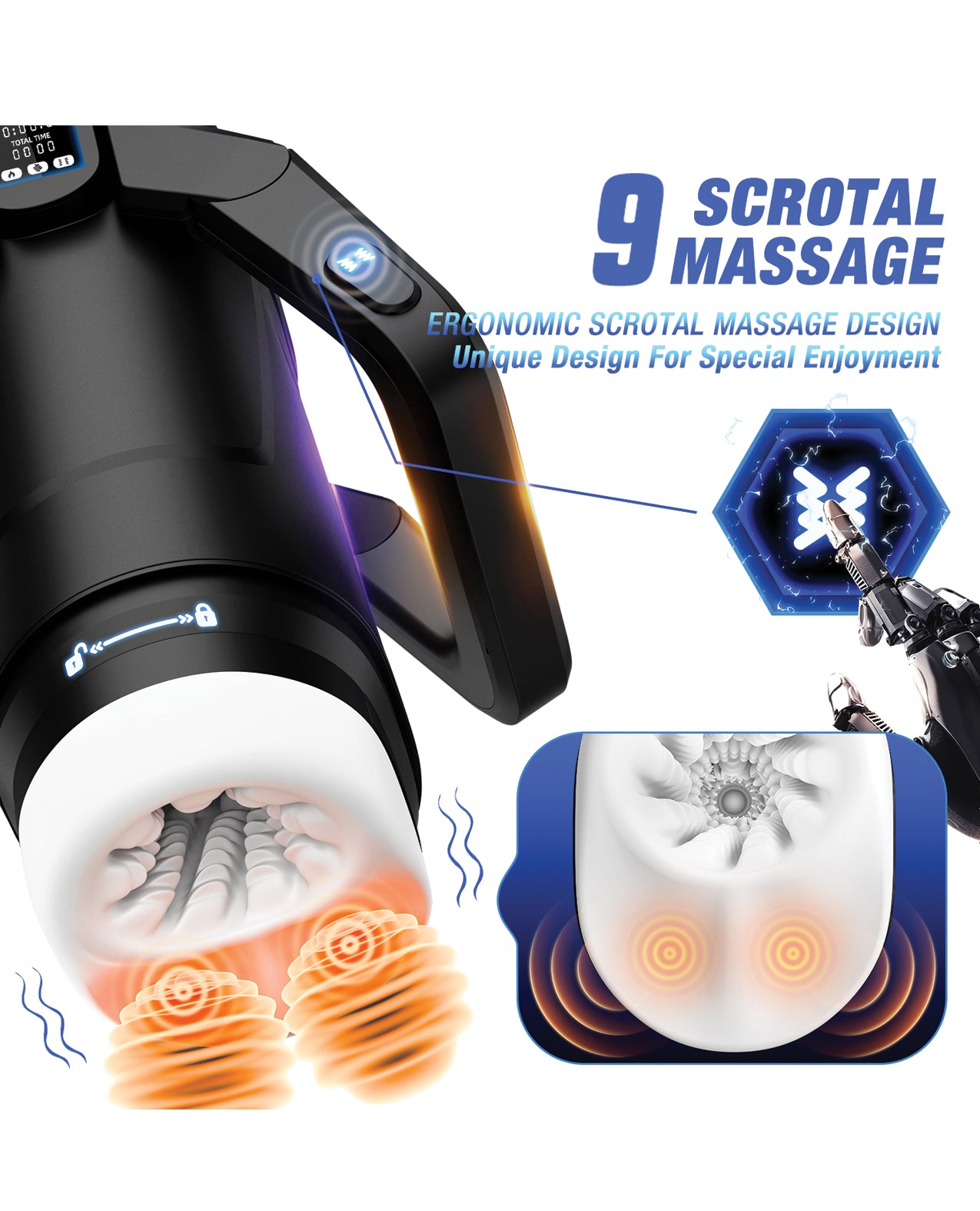 Cyberskin - The Wing Thrusting & Vibrating Masturbator