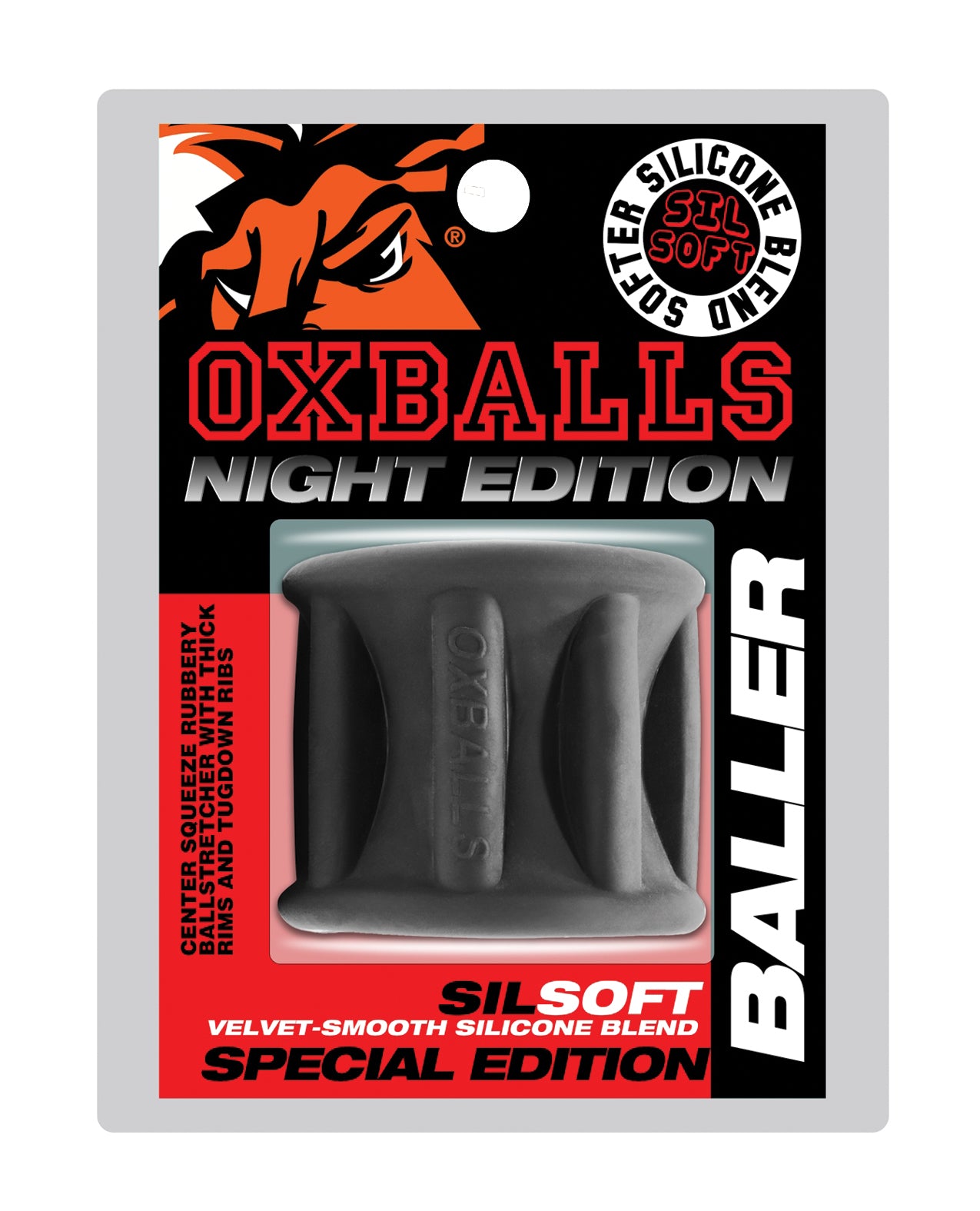 Oxballs Baller Center Squeeze Ball Stretcher - Special Edition Night