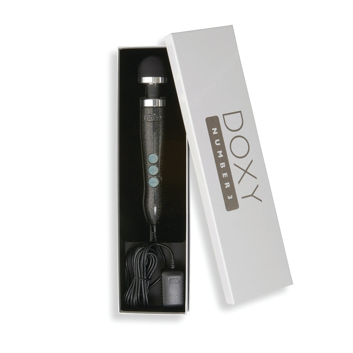 Doxy Die Cast 3 Wand Massager - Disco Black