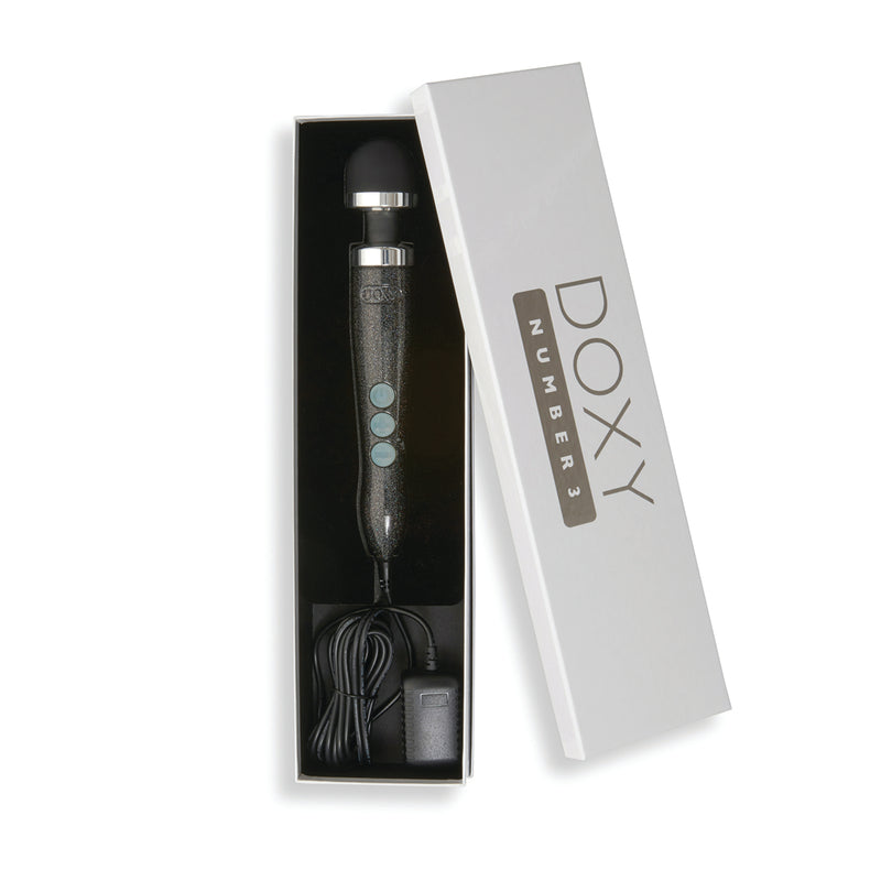 Doxy Die Cast 3 Wand Massager - Disco Black