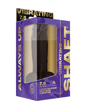 Shaft Flexskin Liquid Silicone 7.5 Inch Vibrating Dong w/Balls