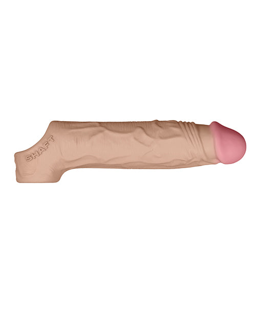 Shaft Model F Flexskin Liquid Silicone 8 Inch Penis Sleeve Nude