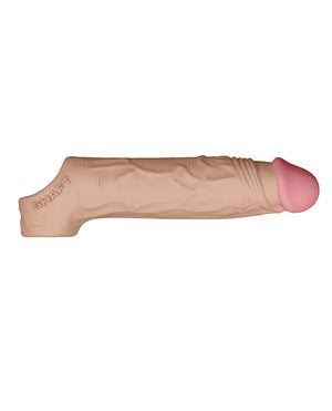 Shaft Model F Flexskin Liquid Silicone 8 Inch Penis Sleeve Nude