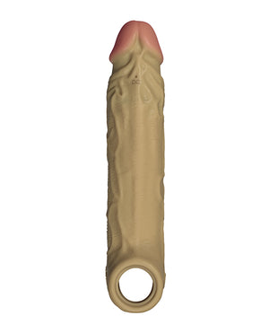 Shaft Flexskin Liquid Silicone 8 Inch Vibrating Penis Sleeve