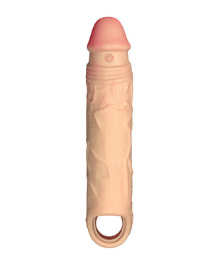 Shaft Flexskin Liquid Silicone 8 Inch Vibrating Penis Sleeve