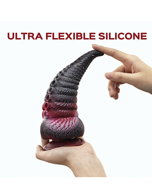 Lava Tentacle Shape 8.5 x 10.5 Inch Suction Cup Dildo - Multi Color