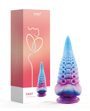 Namy Tentacle Shape 8.5 Inch Suction Cup Dildo - Multi Color