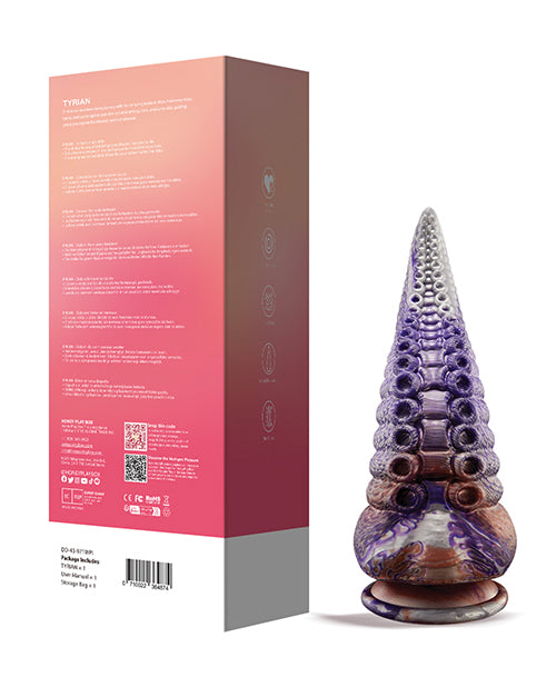 Tyrian Tentacle Shape 8.5 x 10.5 Inch Suction Cup Dildo - Multi Color