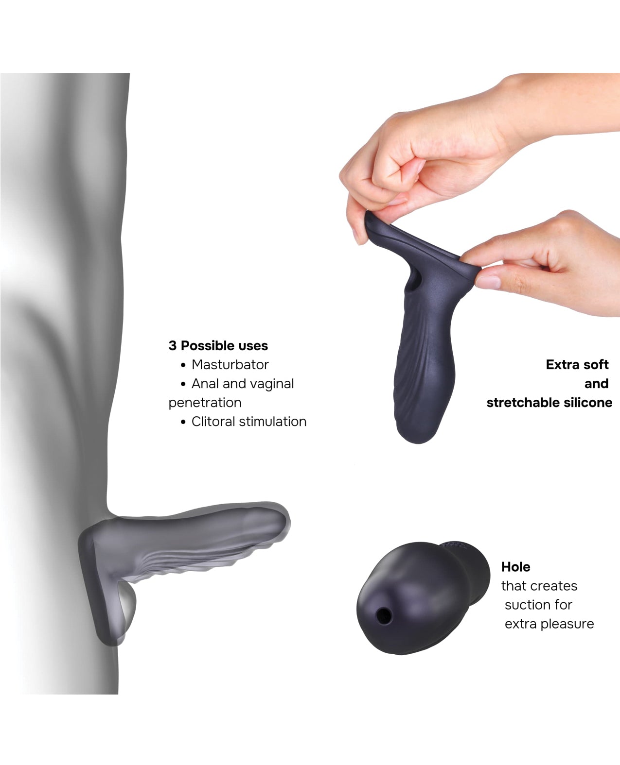 Manwan Ryzer 6 Inch Penis Sleeve