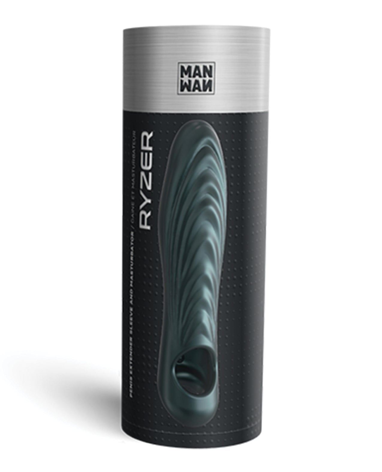 Manwan Ryzer 6 Inch Penis Sleeve - Pine Gray