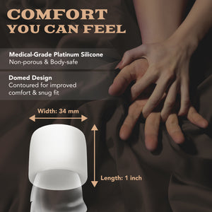 The Happy Wife® Platinum Silicone Plug Inserts (2-Pack)