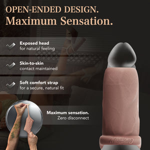 Pleasure Sleeves Core S – Girthy (50%) Open-Ended Penis Sleeve